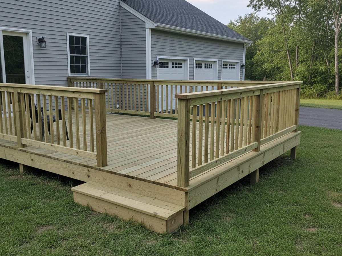 Deck Resurfacing completed by Summit Deck Co in Waverly, NY