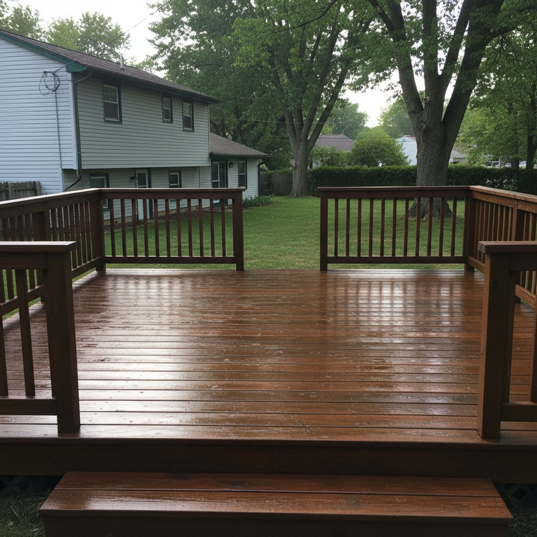 Deck Railing Installation completed by Summit Deck Co in Johnson City, NY